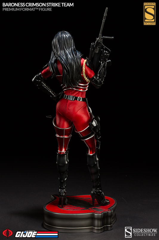 G.I. Joe Baroness Crimson Strike Team Premium Format™ Figure  Exclusive Edition  View 3