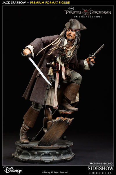Disney Captain Jack Sparrow Premium Format™ Figure  Collector Edition - Prototype Shown View 1
