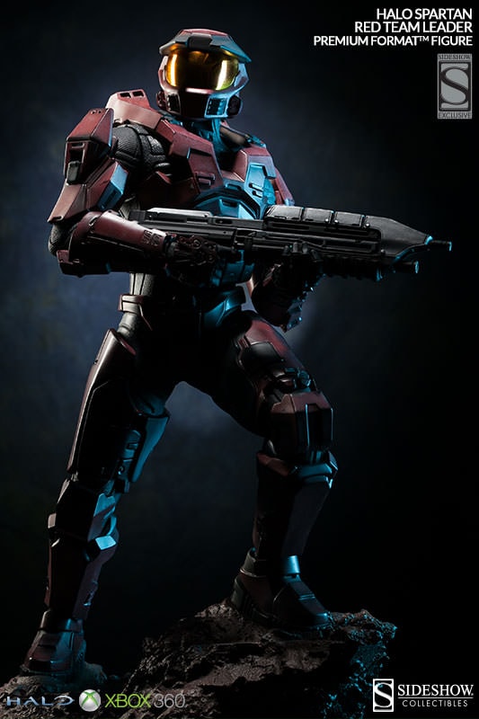 HALO HALO Spartan - Red Team Leader Premium Format™ Figure  Exclusive Edition  View 4