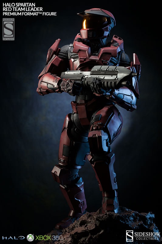 HALO HALO Spartan - Red Team Leader Premium Format™ Figure  Exclusive Edition  View 5