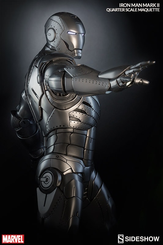 Marvel Iron Man Mark II Quarter Scale Maquette  View 3