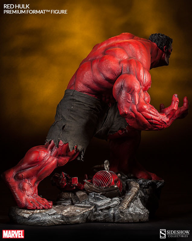 Marvel Red Hulk Premium Format™ Figure  Collector Edition - Prototype Shown View 6
