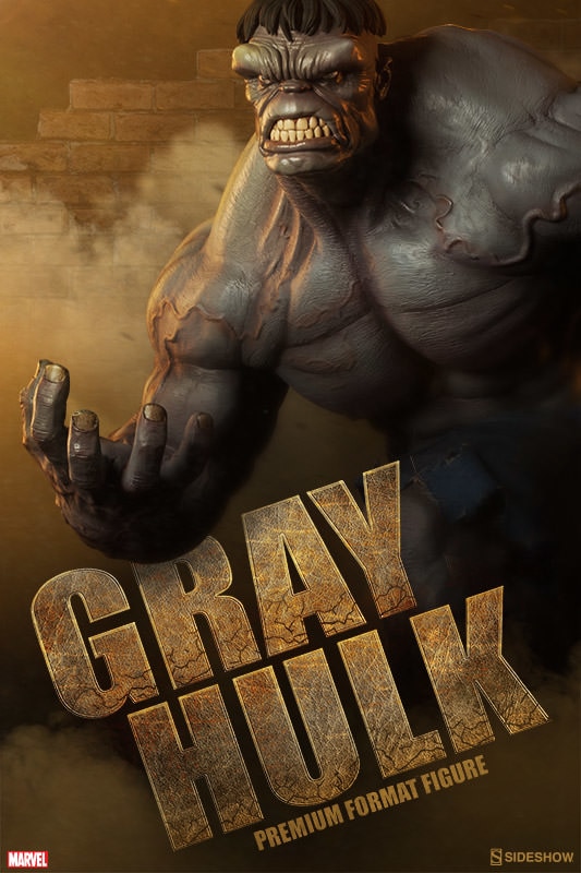 Marvel Gray Hulk Premium Format™ Figure  Collector Edition - Prototype Shown View 1