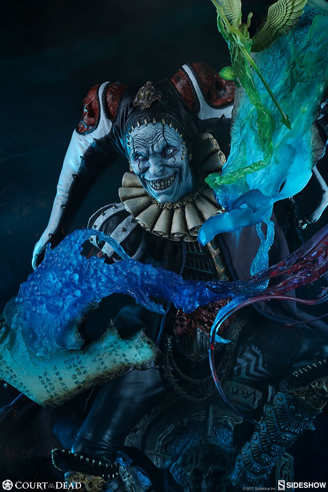 Court of the Dead Malavestros Deaths Chronicler Fool Premium Format™ Figure  Collector Edition  View 2