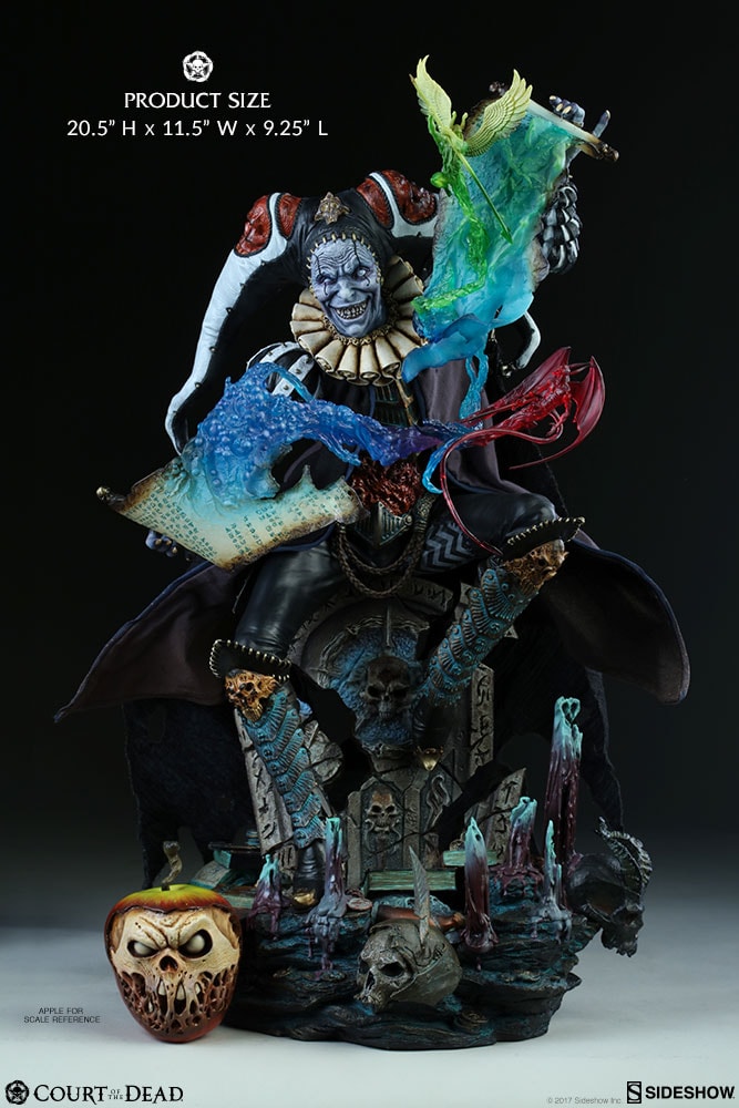 Court of the Dead Malavestros Deaths Chronicler Fool Premium Format™ Figure  Collector Edition  View 4