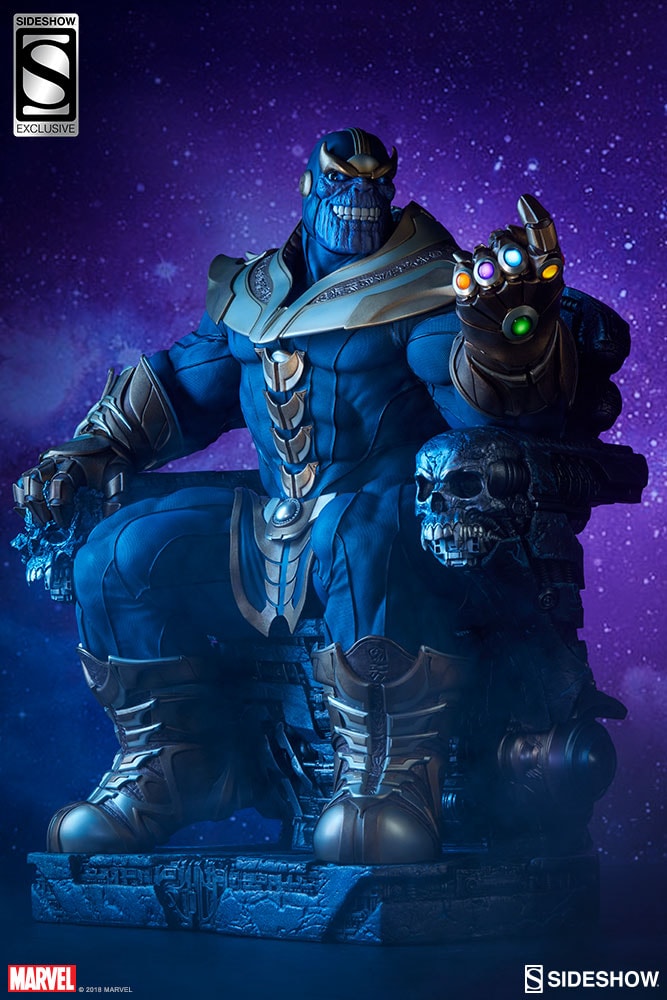 Thanos on Throne Exclusive Edition - Prototype Shown View 3