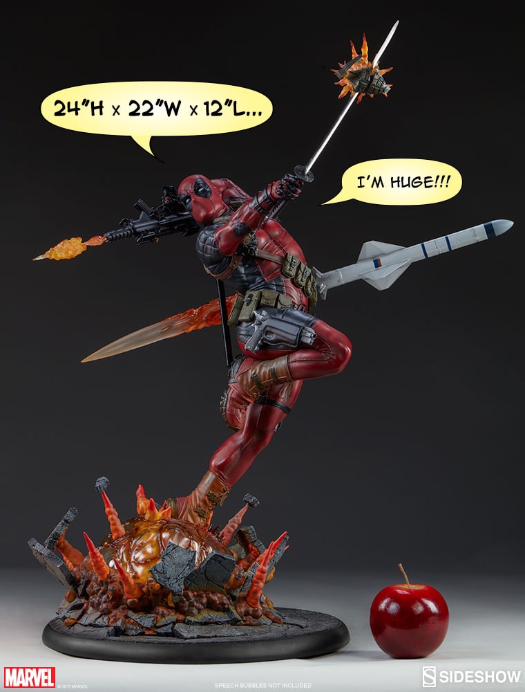 Marvel Deadpool Heat-Seeker Premium Format™ Figure  Collector Edition - Prototype Shown View 4