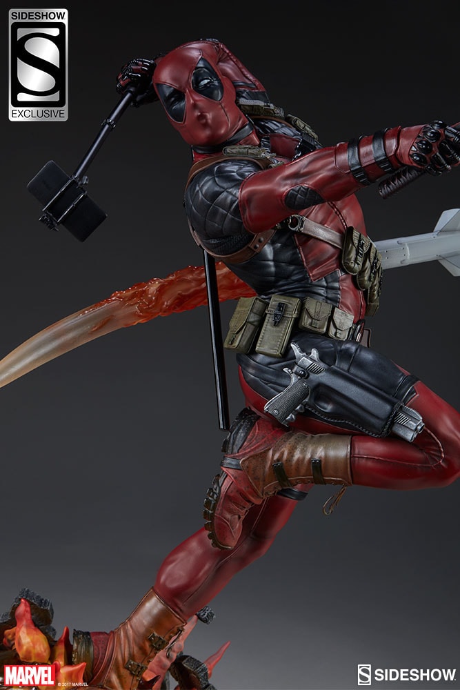 Marvel Deadpool Heat-Seeker Premium Format™ Figure  Exclusive Edition - Prototype Shown View 4