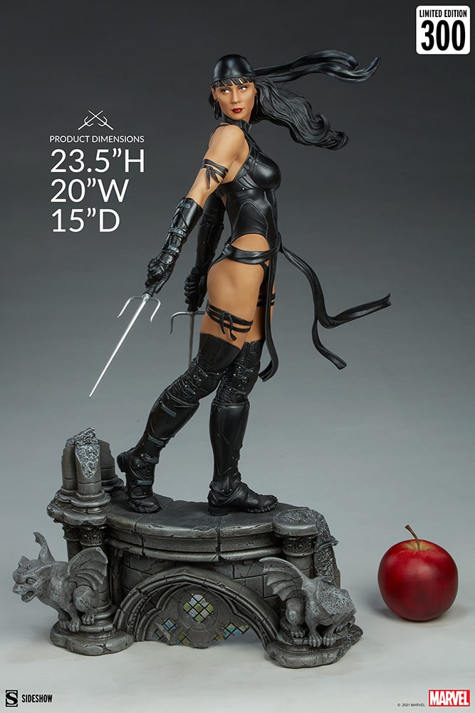 Marvel Elektra (Black Costume Variant) Premium Format™ Figure  View 4