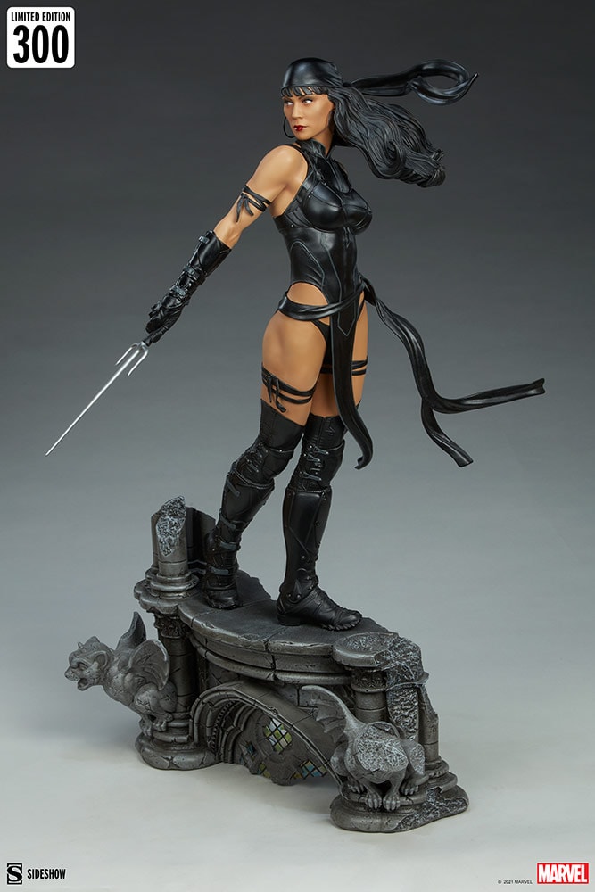 Marvel Elektra (Black Costume Variant) Premium Format™ Figure  View 5