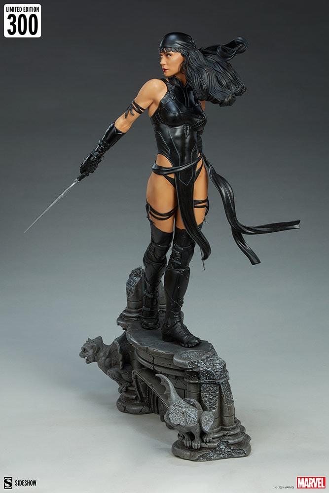 Marvel Elektra (Black Costume Variant) Premium Format™ Figure  View 6