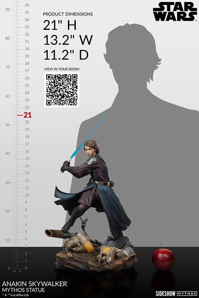 Star Wars Anakin Skywalker™ Mythos Statues  View 5