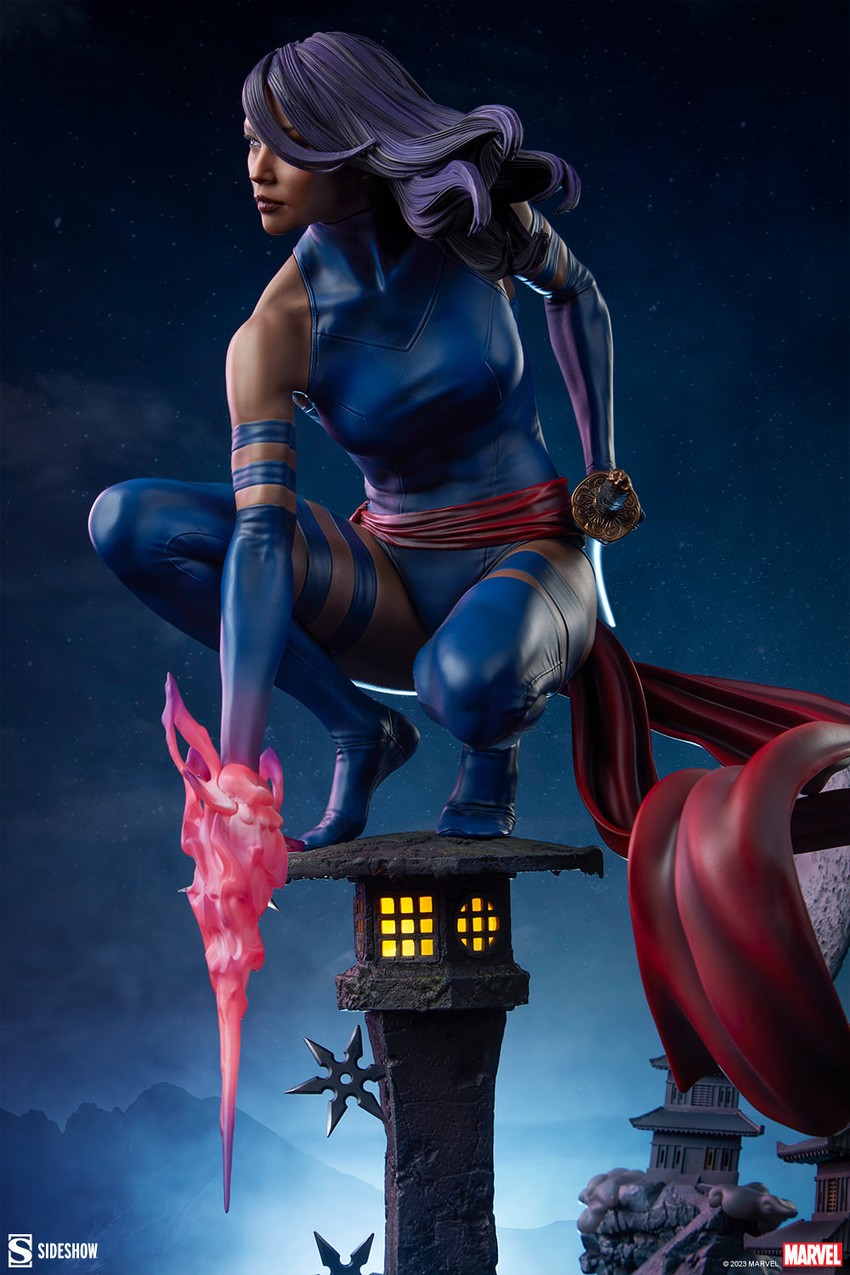 Marvel Psylocke Premium Format™ Figure - Prototype Shown View 6