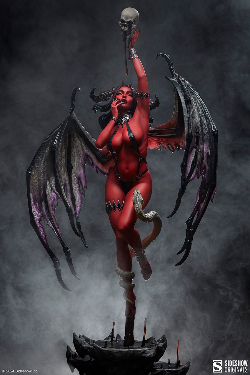 Sideshow Originals Succubus (Red Hot Variant) Premium Format™ Figure  Exclusive Edition - Prototype Shown View 4