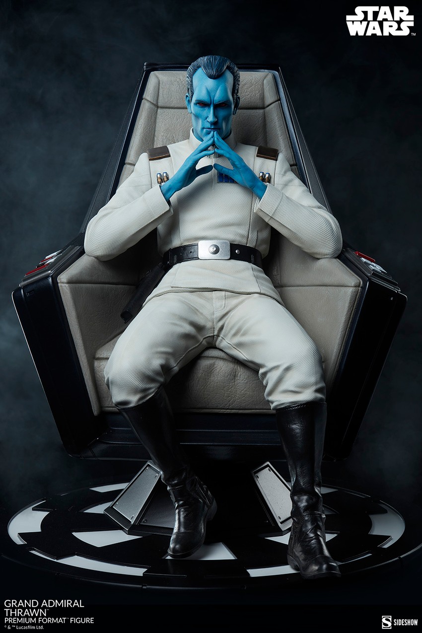 Star Wars Grand Admiral Thrawn™ Premium Format™ Figure - Prototype Shown View 3