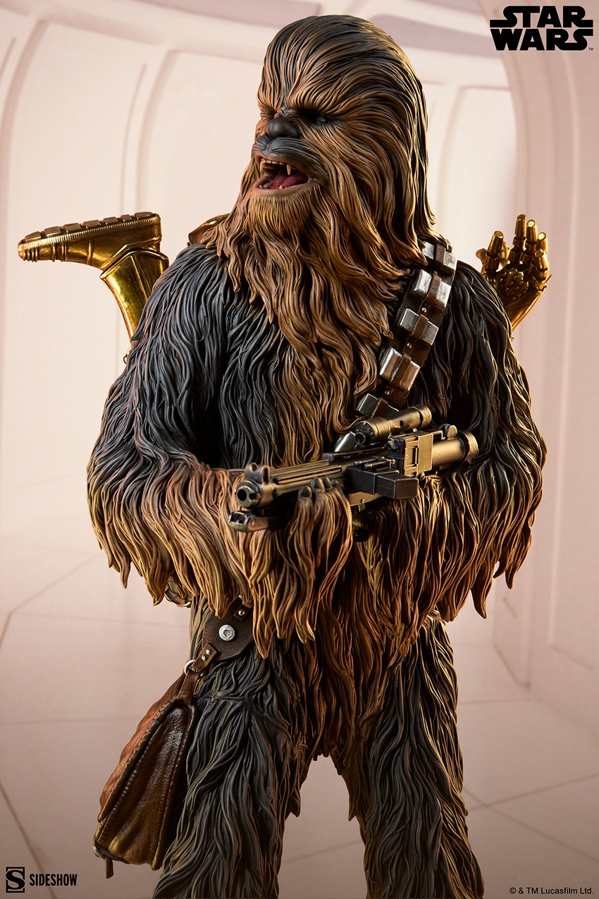 Star Wars Chewbacca™ and C-3PO™ Premium Format™ Figure - Prototype Shown View 4