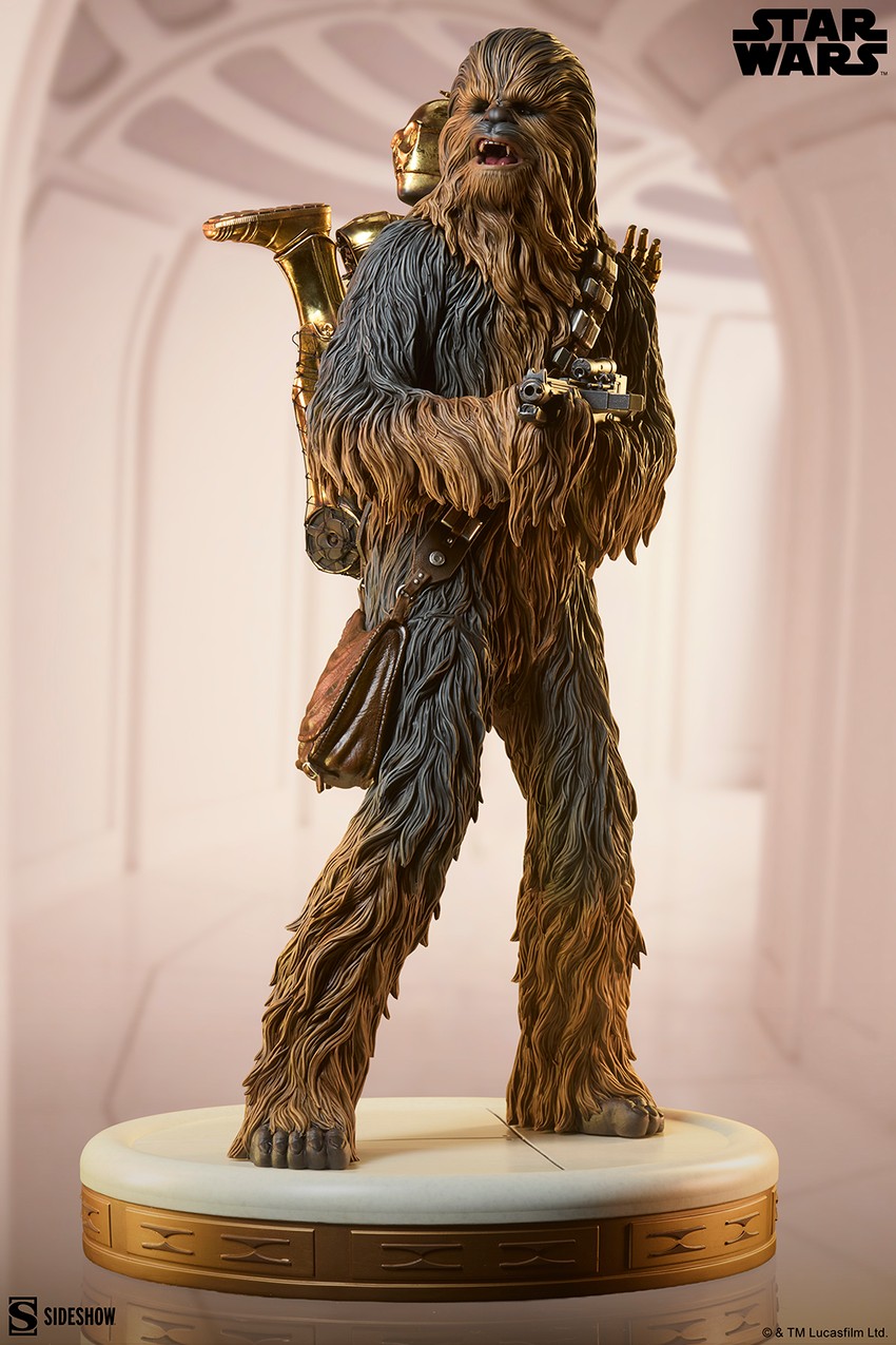 Star Wars Chewbacca™ and C-3PO™ Premium Format™ Figure - Prototype Shown View 5