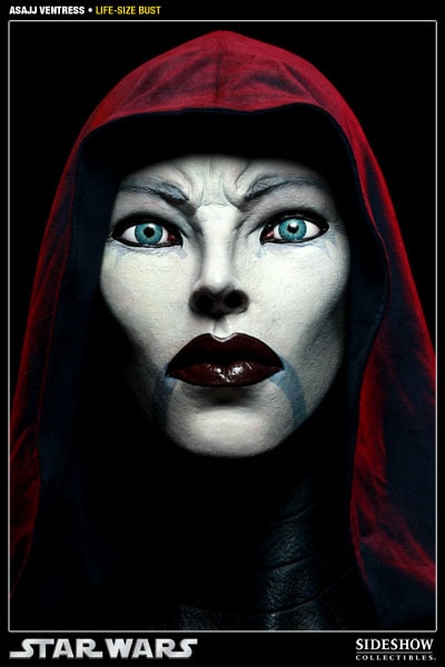 Star Wars Asajj Ventress Life-Size Bust  View 4