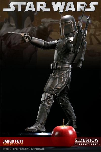 Star Wars Jango Fett Bronze Statue  View 2