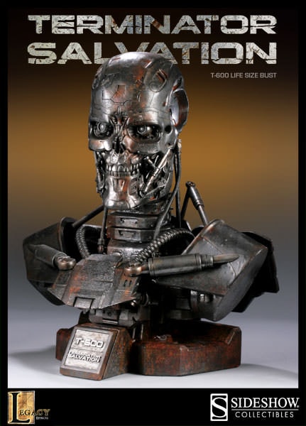 Terminator T:600 Life-Size Bust  View 2