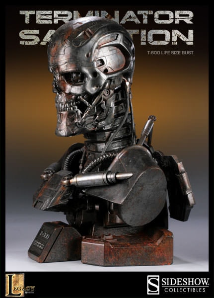 Terminator T:600 Life-Size Bust  View 3