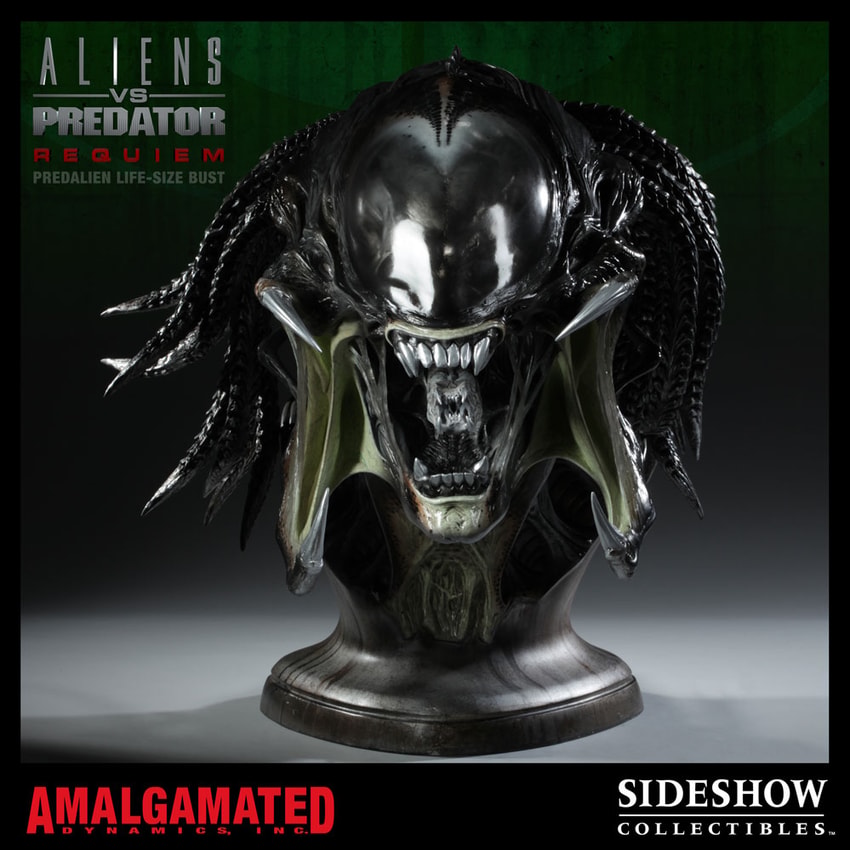 Alien VS Predator PredAlien Life-Size Bust  View 4