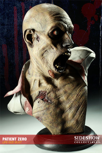 The Dead Patient Zero Life-Size Bust  View 1