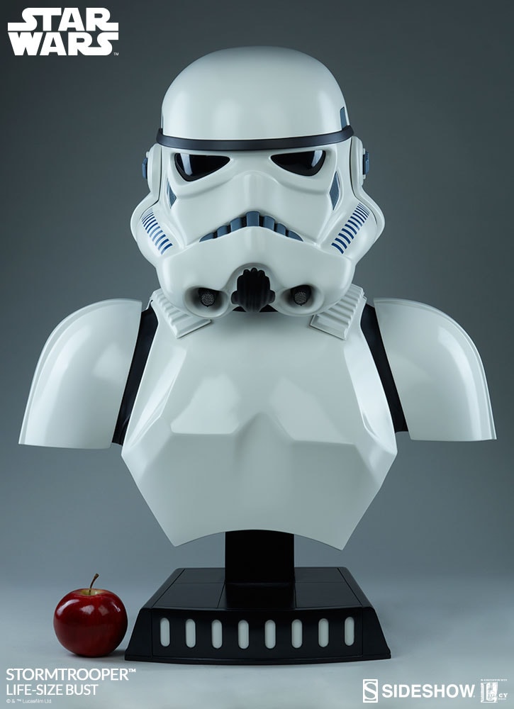 Star Wars Stormtrooper Life-Size Bust - Prototype Shown View 4