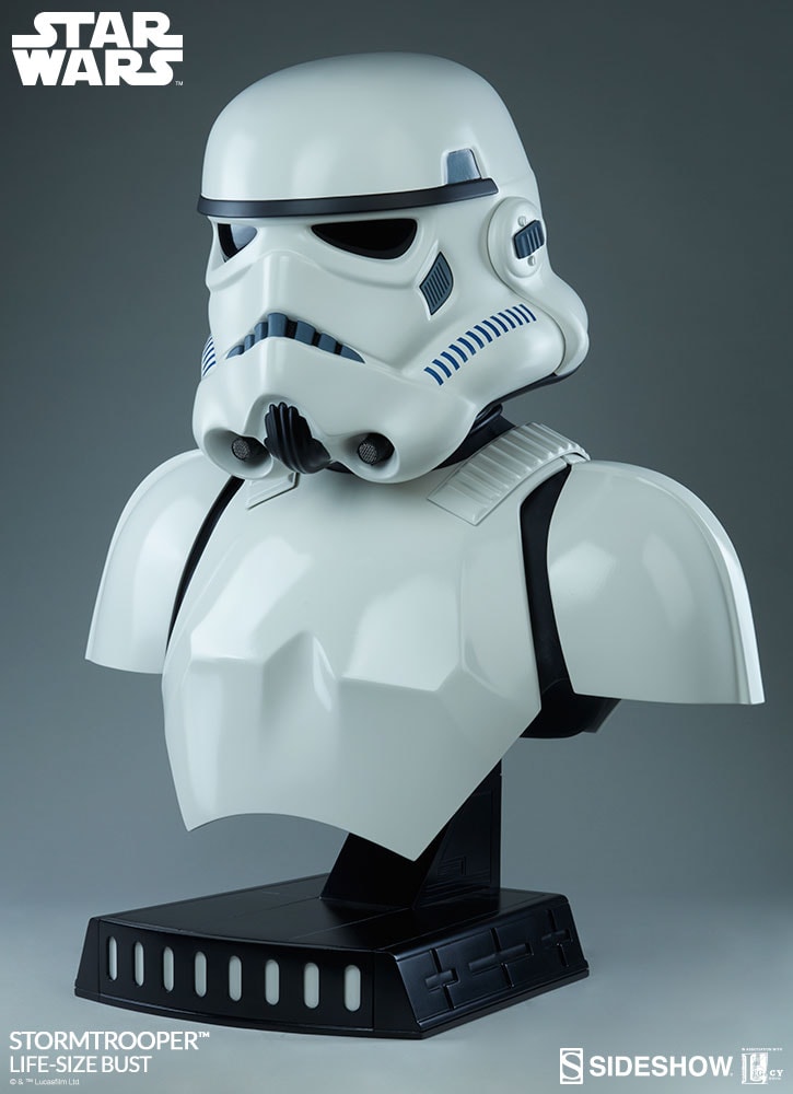 Star Wars Stormtrooper Life-Size Bust - Prototype Shown View 5