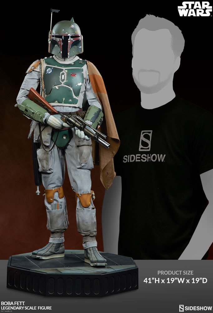 Star Wars Boba Fett Legendary Scale™ Figure - Prototype Shown View 2