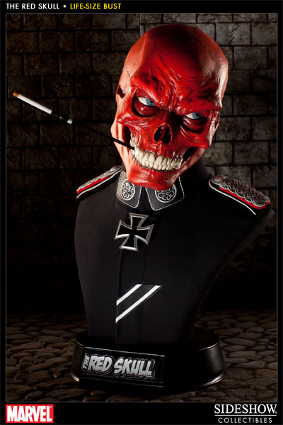 Marvel Red Skull Life-Size Bust by Sideshow Collectibles