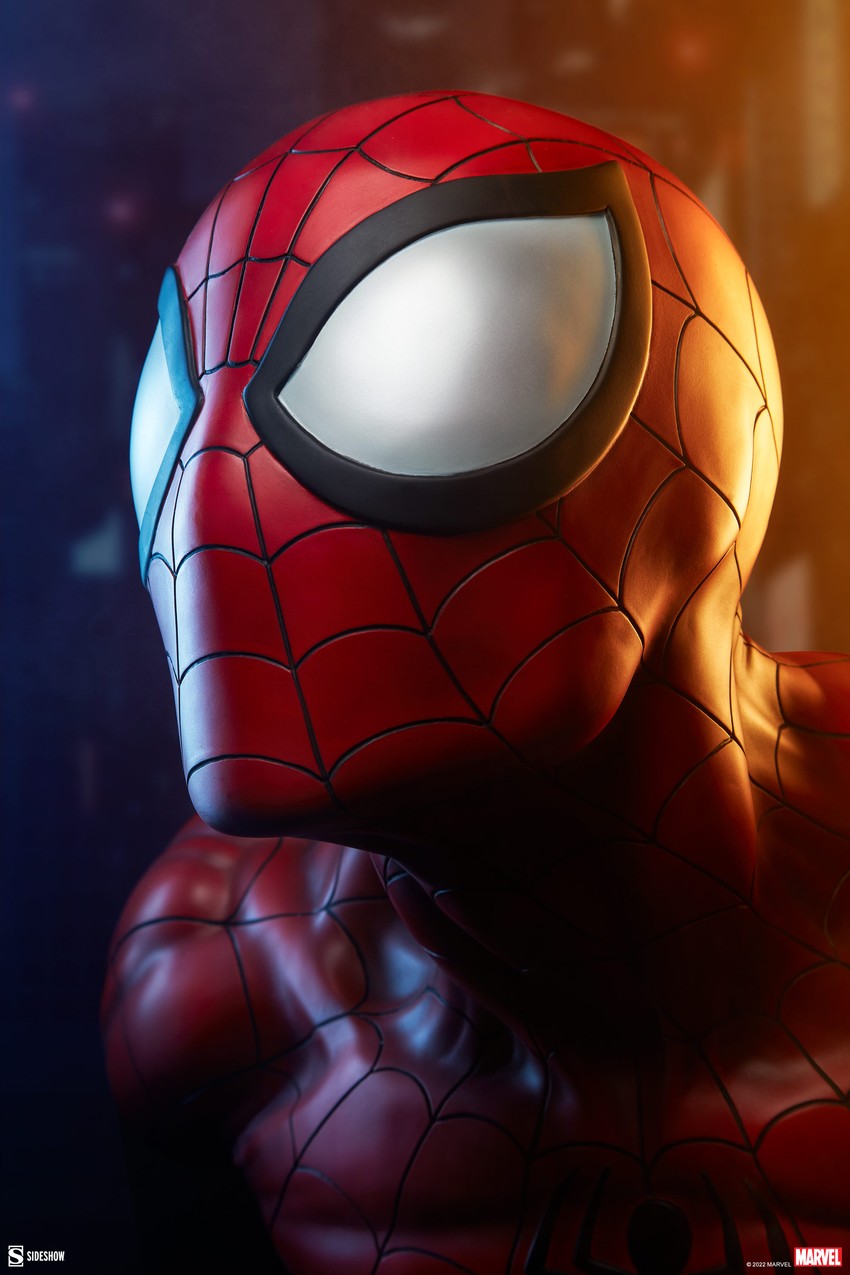 スパイダーマン バスト 1:1 ライフサイズ マーベル　marvel Spider-Man Life-Size Bust by Marvel | Sideshow Collectibles