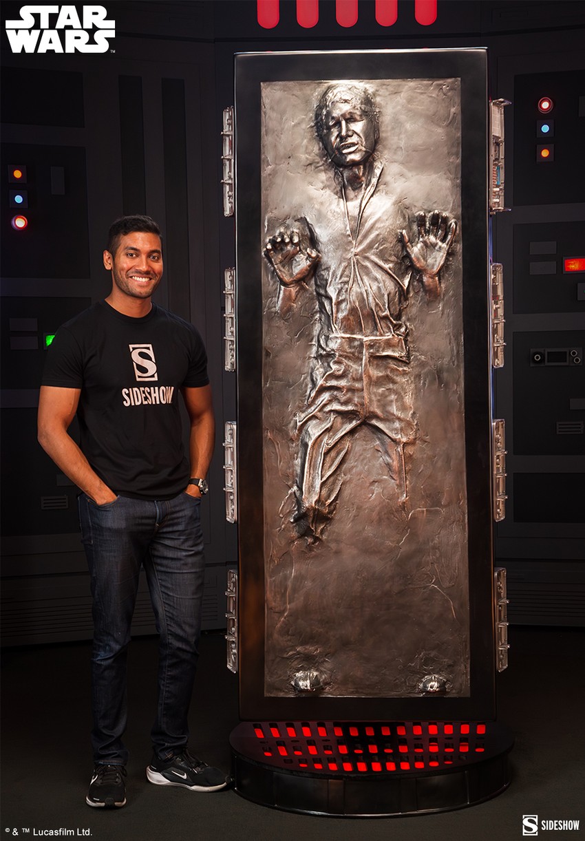 Star Wars Han Solo in Carbonite Life-Size Figure by Sideshow