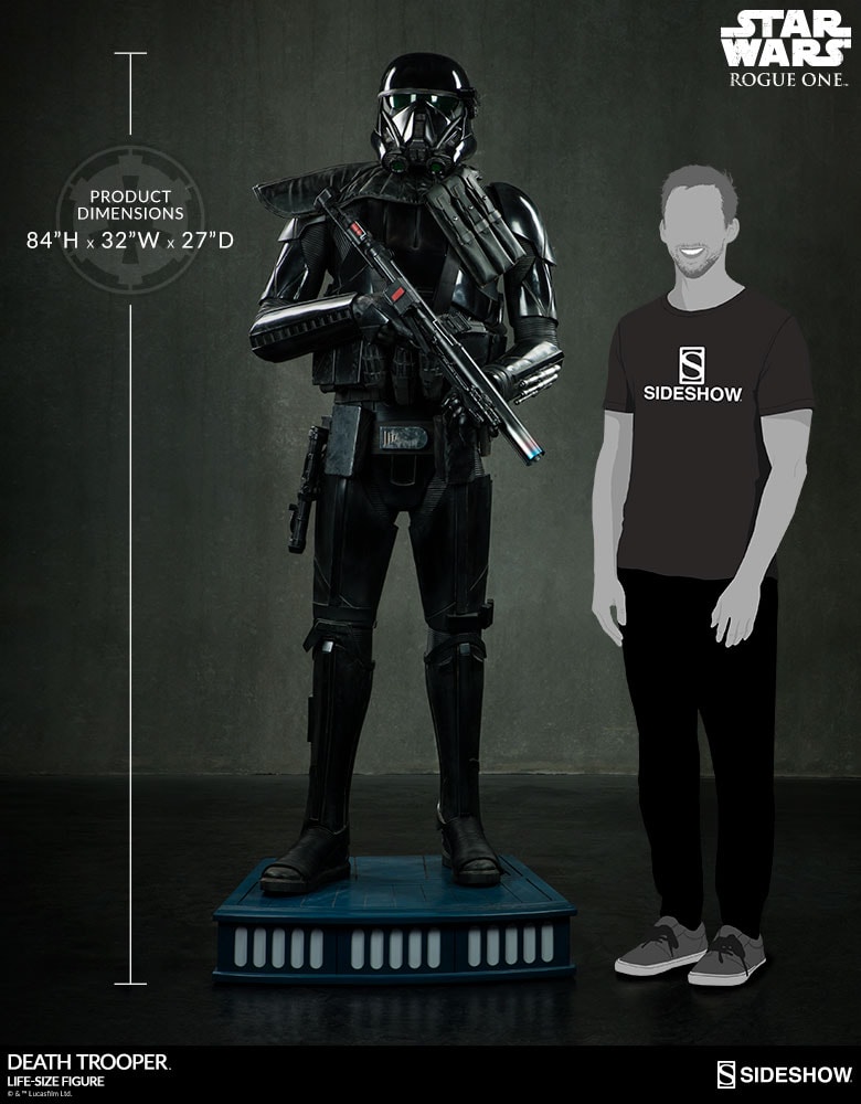Star Wars Death Trooper Life-Size Figure - Prototype Shown View 4