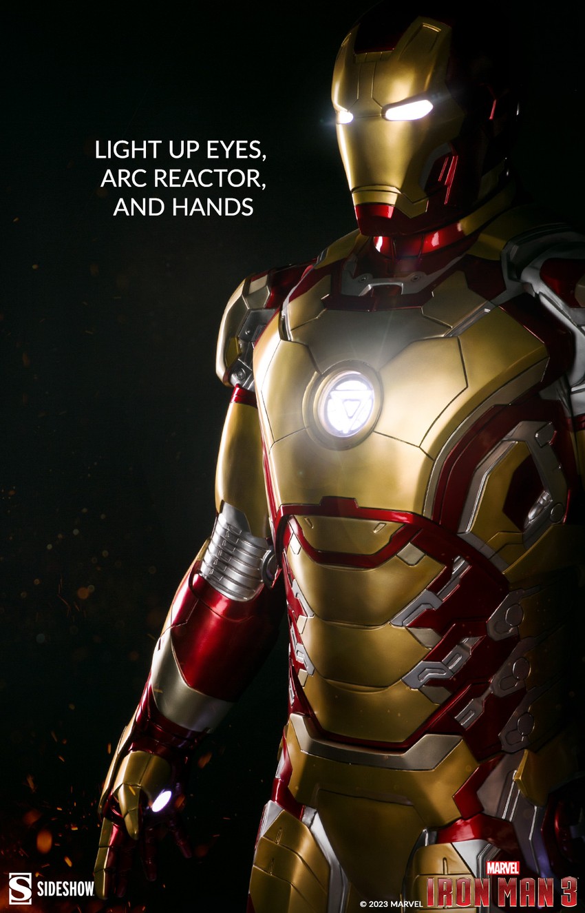 Marvel Iron Man Mark 42 Life-Size Figure by Sideshow Collect
