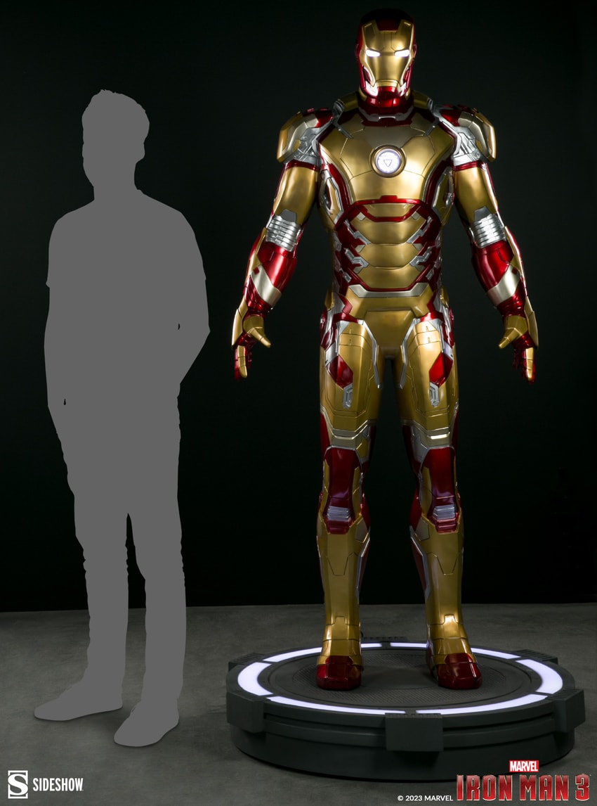 Marvel Iron Man Mark 42 Life-Size Figure - Prototype Shown View 1