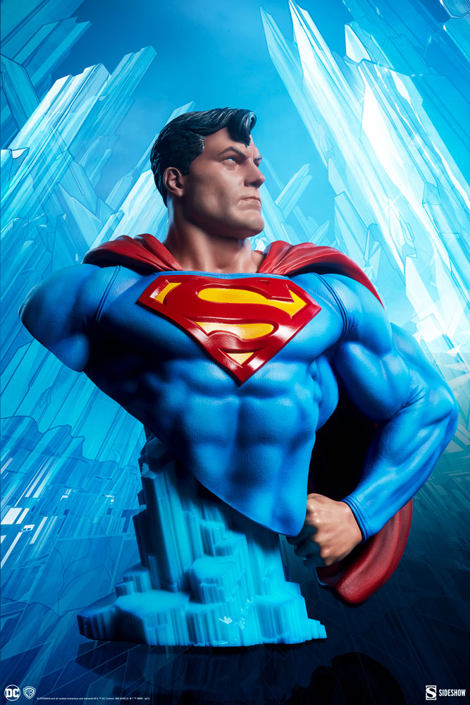 Superman Bust Man Of Steel 胸像　スタチューフィギュア Superman Henry Cavill Life Size Bust 1/1 Man of Steel Version - DC