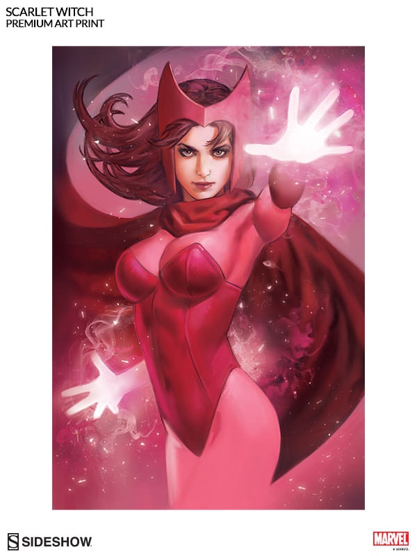 Marvel Scarlet Witch Art Print  Exclusive Edition - Prototype Shown View 3