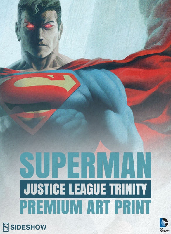 DC Comics Superman - Justice League Trinity Art Print  Exclusive Edition - Prototype Shown View 2