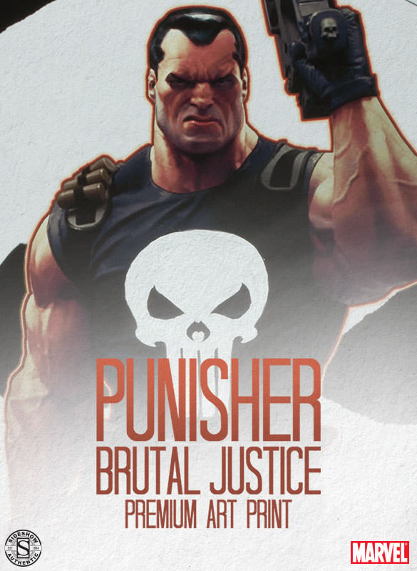 Marvel Punisher Brutal Justice Art Print  Exclusive Edition - Prototype Shown View 2