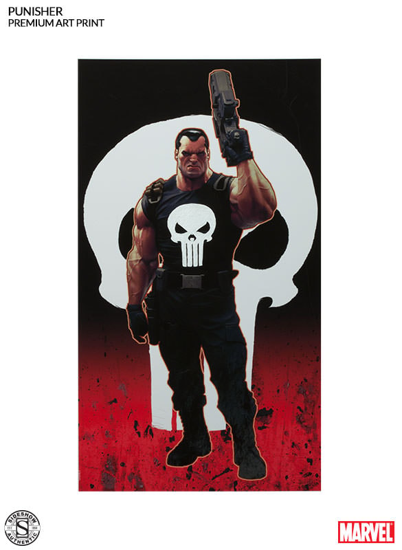 Marvel Punisher Brutal Justice Art Print  Exclusive Edition - Prototype Shown View 3