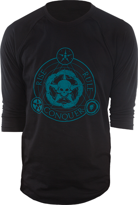 Unsettled Union Black Raglan T-Shirt- Prototype Shown
