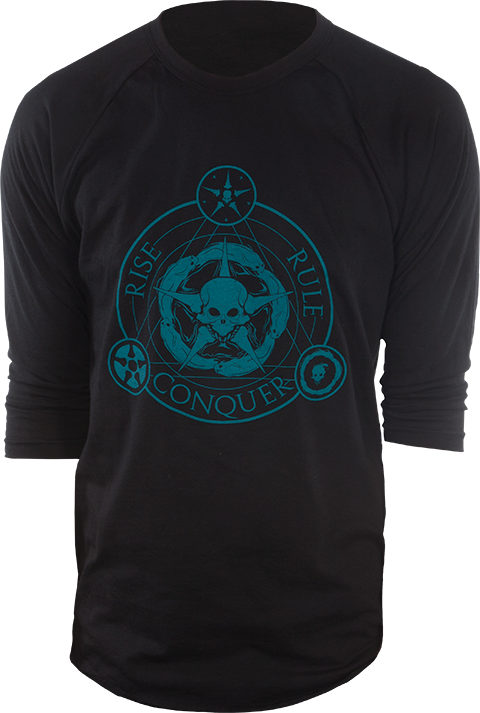Unsettled Union Black Raglan T-Shirt- Prototype Shown