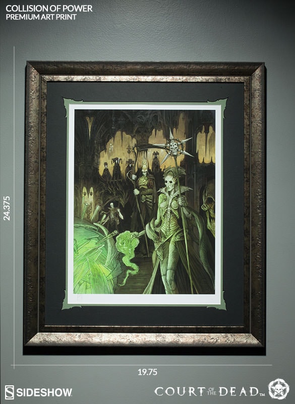 Court of the Dead Collision of Power Art Print  Exclusive Edition - Prototype Shown View 5