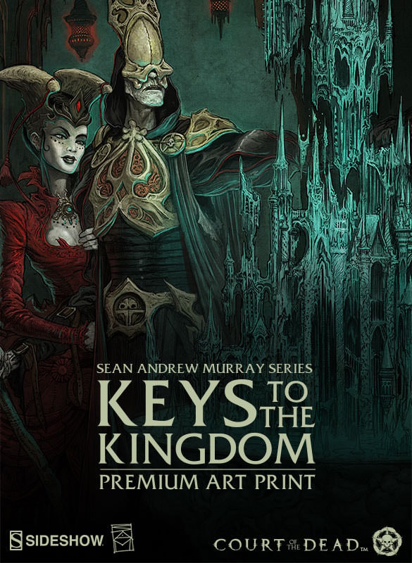 Court of the Dead Keys to the Kingdom Art Print  Exclusive Edition - Prototype Shown View 2