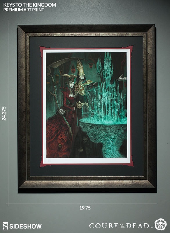 Court of the Dead Keys to the Kingdom Art Print  Exclusive Edition - Prototype Shown View 5