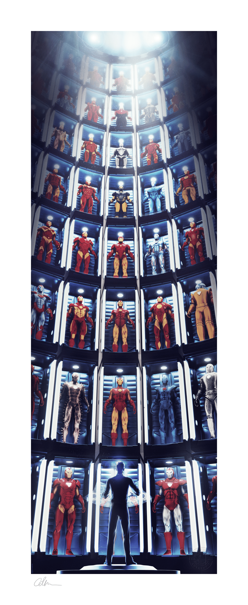 Tony stark hall of armor shop
