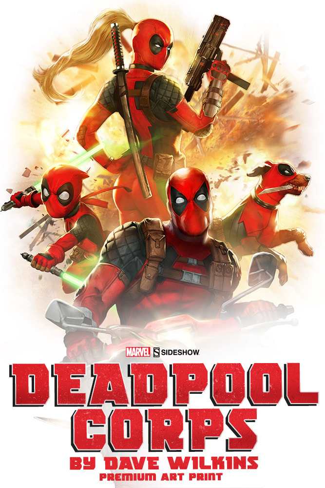 Marvel Deadpool Corps Art Print  View 2