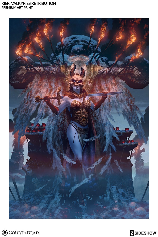 Court of the Dead Kier Valkyries Retribution Art Print  Exclusive Edition  View 4