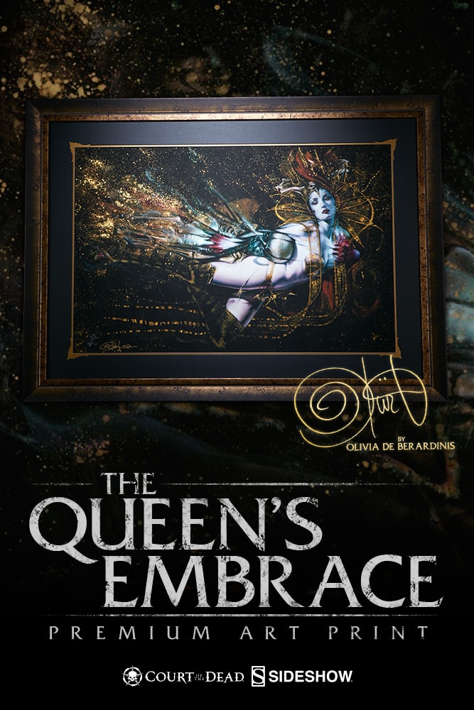 Court of the Dead The Queens Embrace Art Print  Exclusive Edition - Prototype Shown View 2